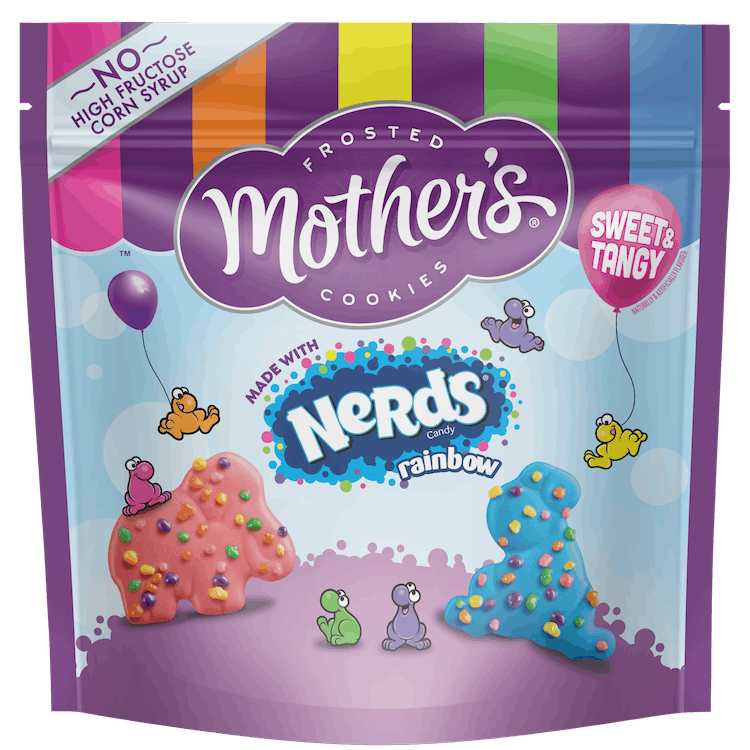 Mother's Cookies | Mother's® x NERDS® Sweet & Tangy Frosted Cookies
